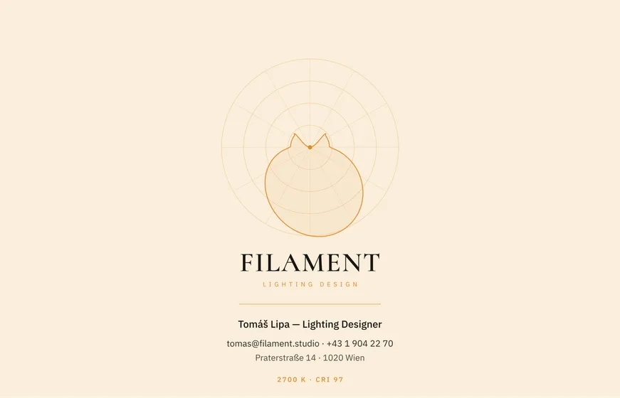 Vizitka, Filament