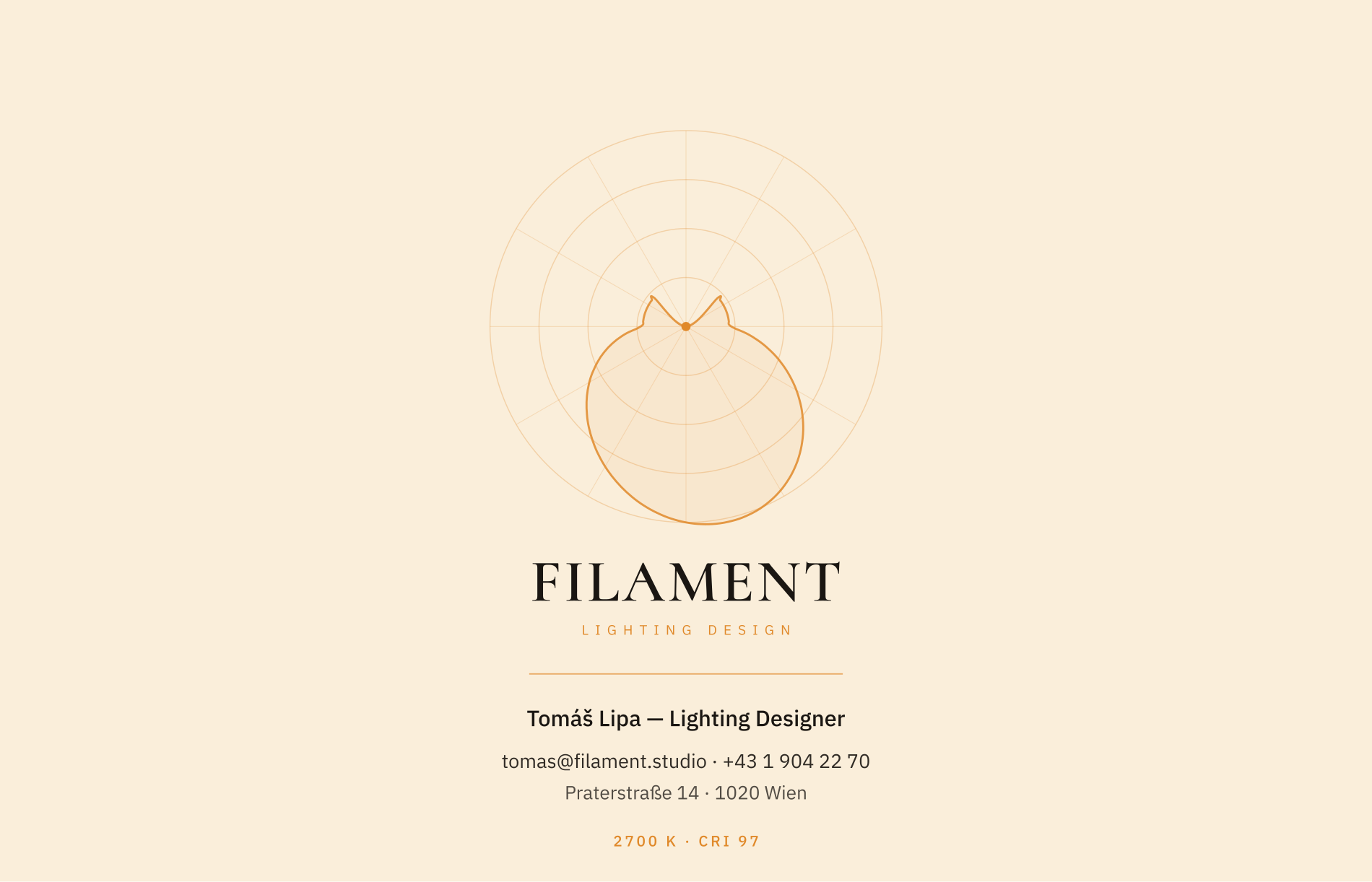 Vizitka — 04 filament card