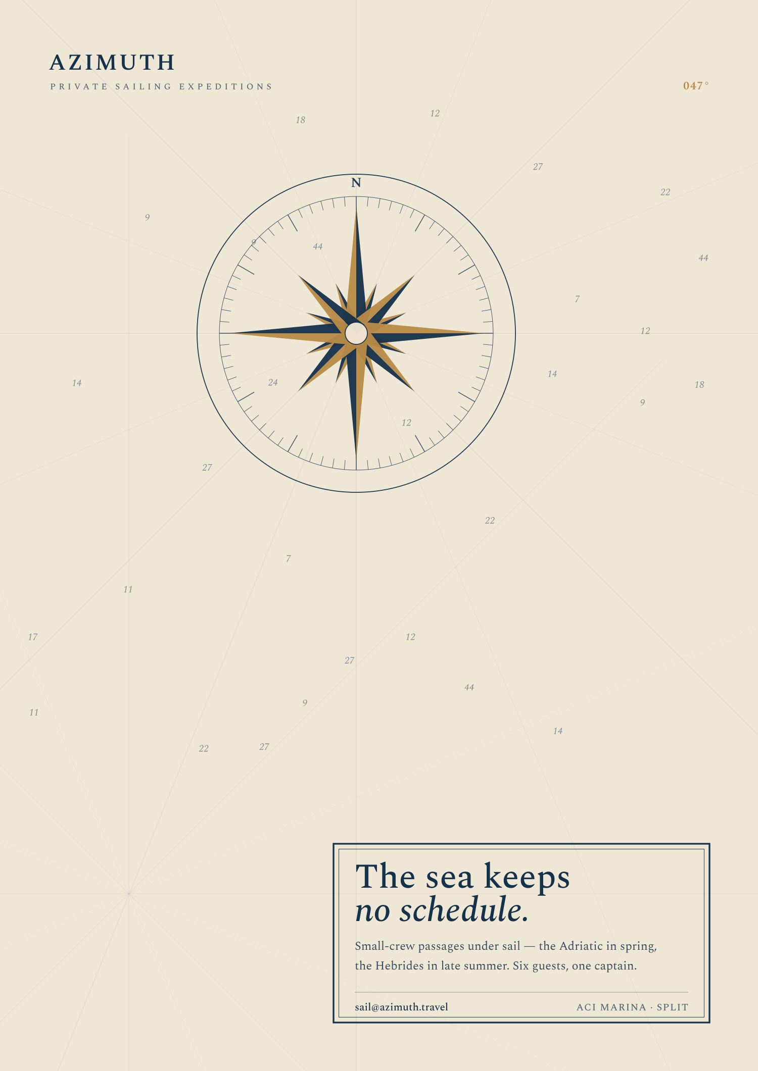Plagát — 07 azimuth poster