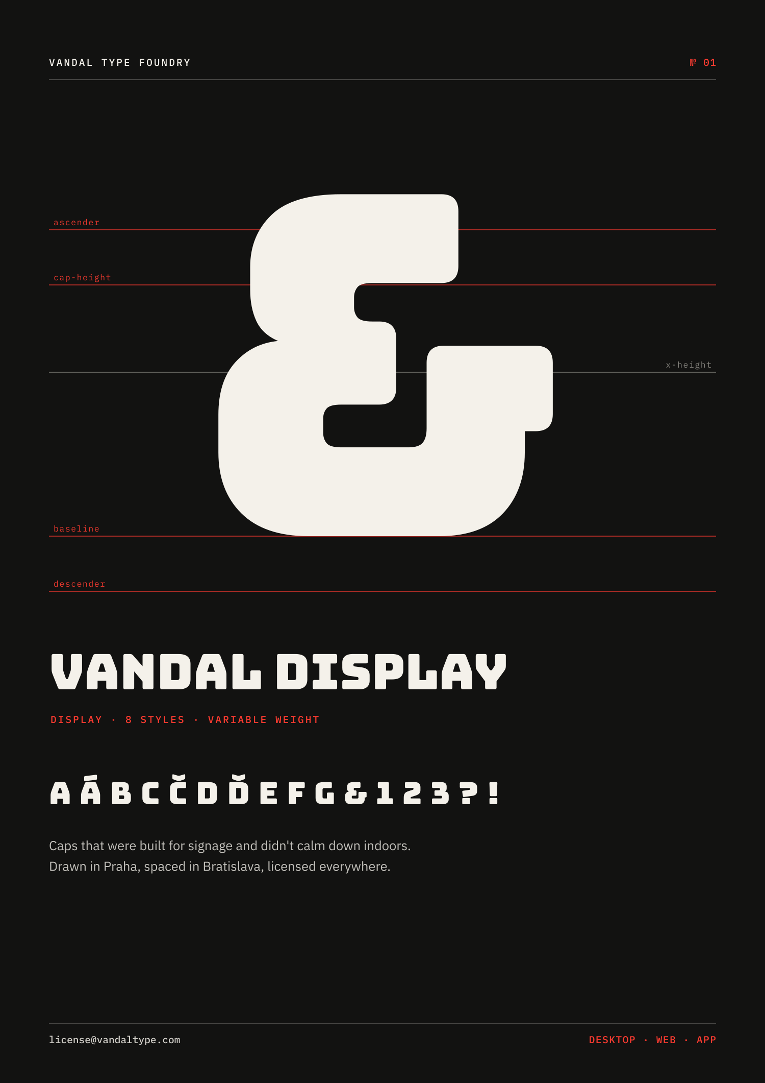 Plagát — 09 vandal poster